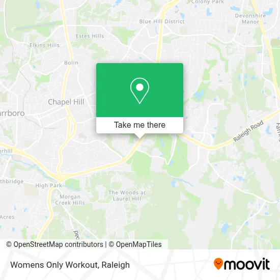 Womens Only Workout map