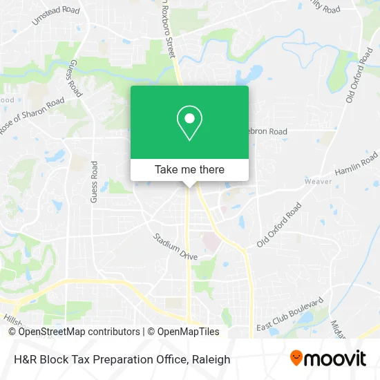 H&R Block Tax Preparation Office map
