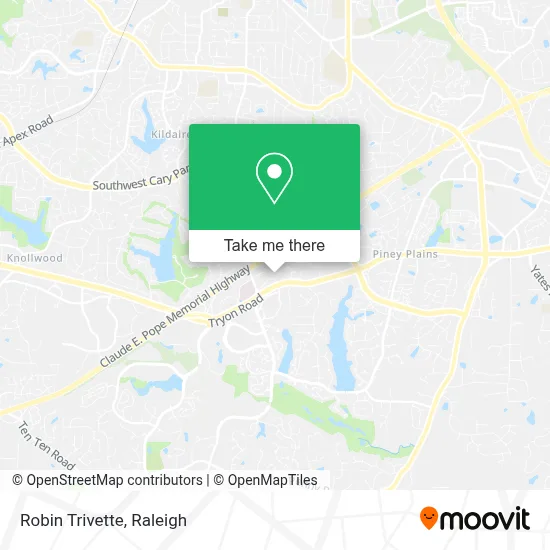 Robin Trivette map