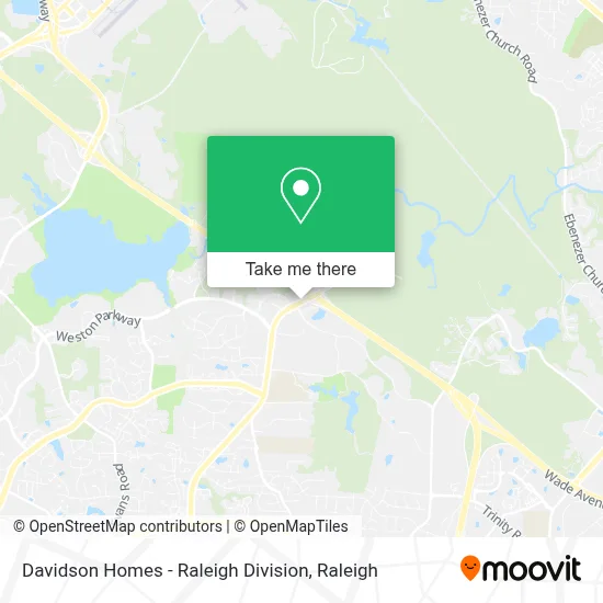 Davidson Homes - Raleigh Division map