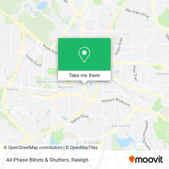 All-Phase Blinds & Shutters map