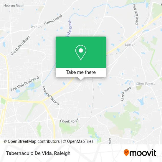 Tabernaculo De Vida map