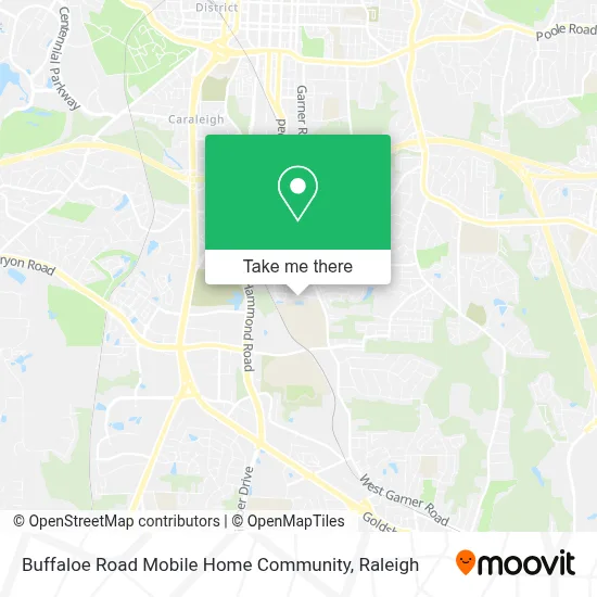 Buffaloe Road Mobile Home Community map