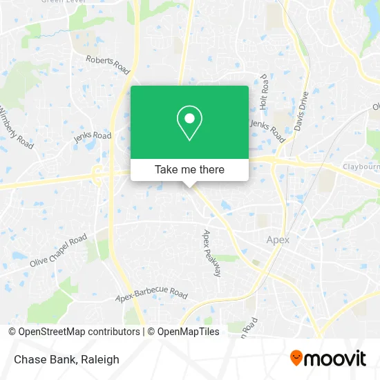 Chase Bank map