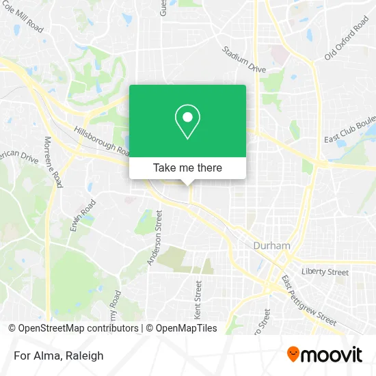 For Alma map