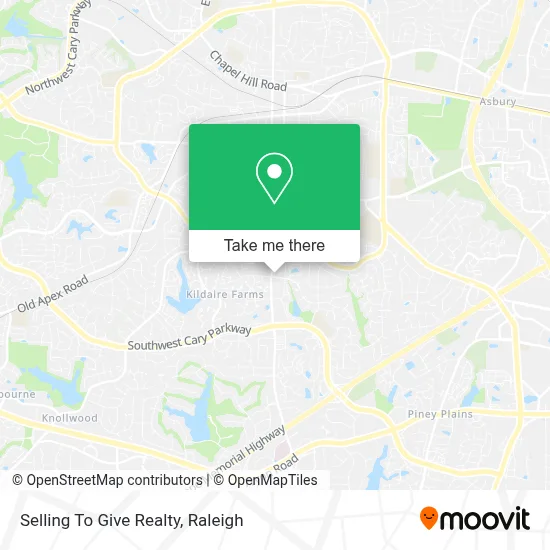 Selling To Give Realty map