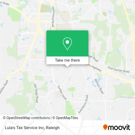 Lula's Tax Service Inc map