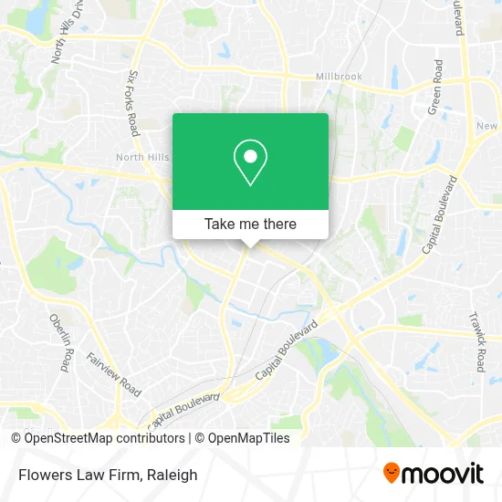 Flowers Law Firm map