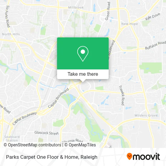 Parks Carpet One Floor & Home map