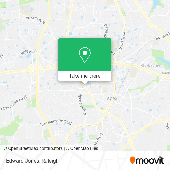 Edward Jones map