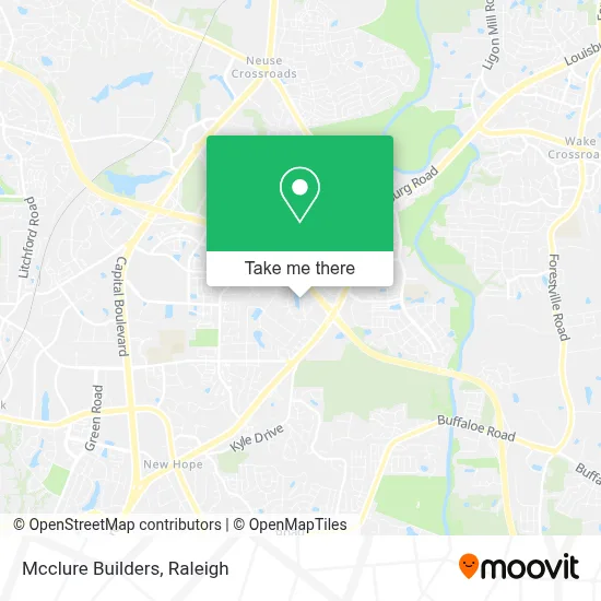 Mcclure Builders map