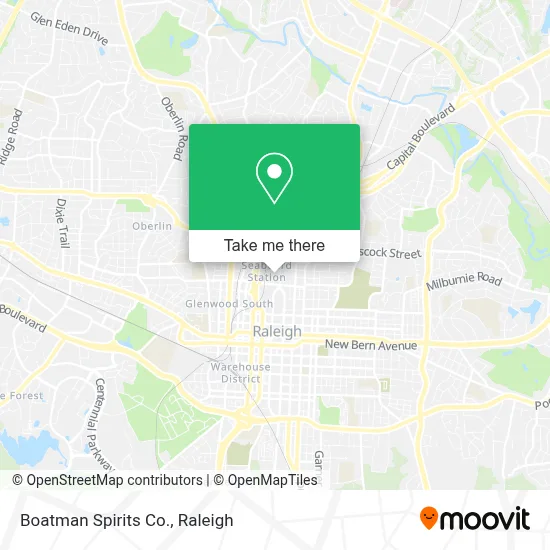 Boatman Spirits Co. map