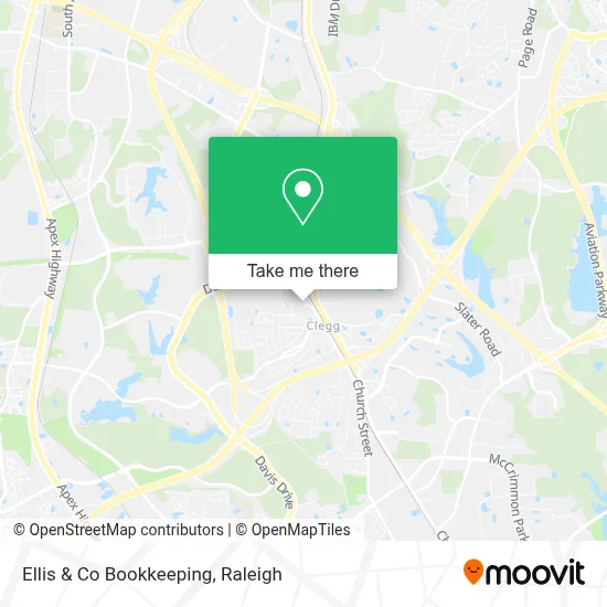 Mapa de Ellis & Co Bookkeeping
