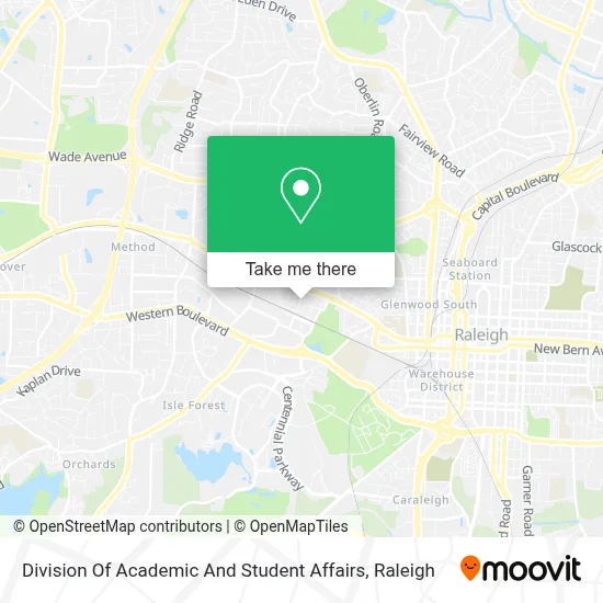 Division Of Academic And Student Affairs map