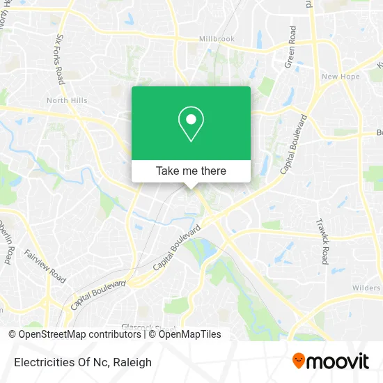 Electricities Of Nc map