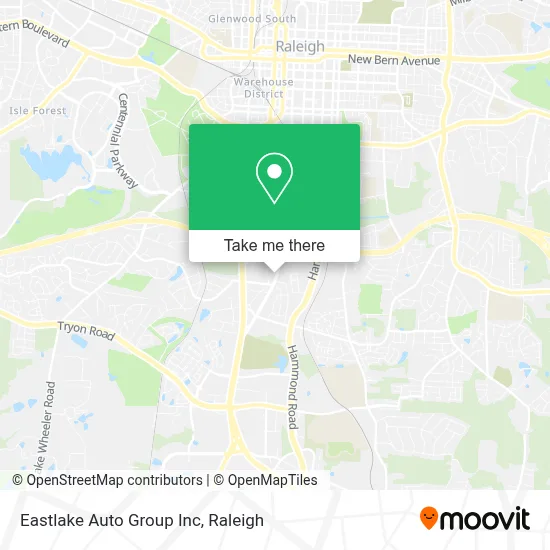 Eastlake Auto Group Inc map