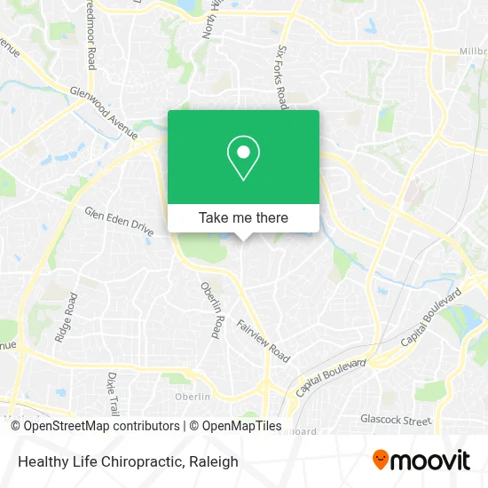 Healthy Life Chiropractic map