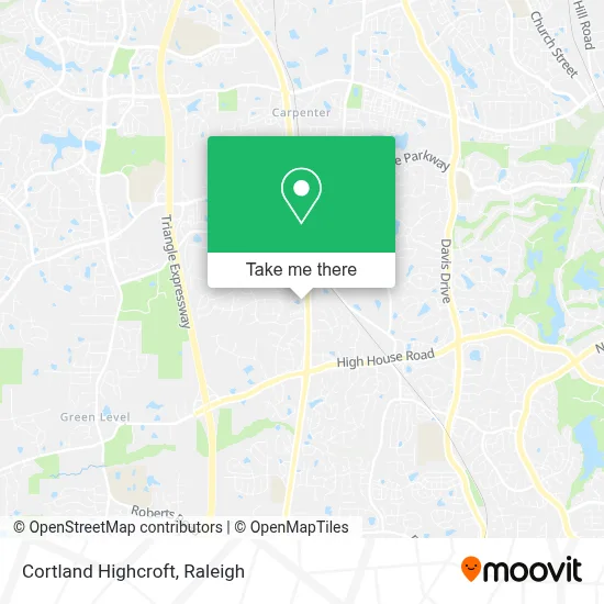Cortland Highcroft map