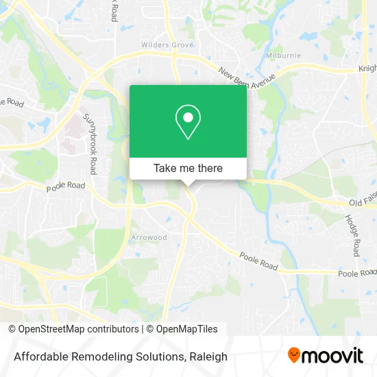 Affordable Remodeling Solutions map