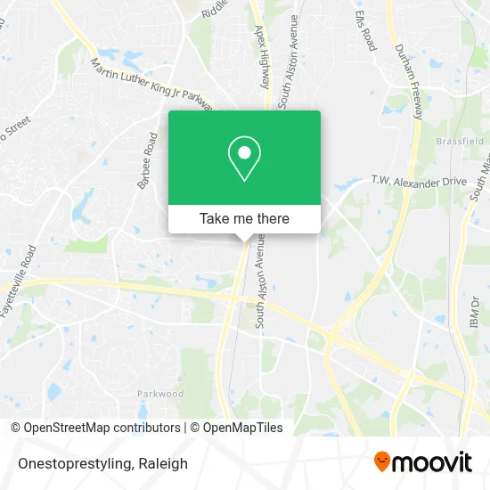 Onestoprestyling map