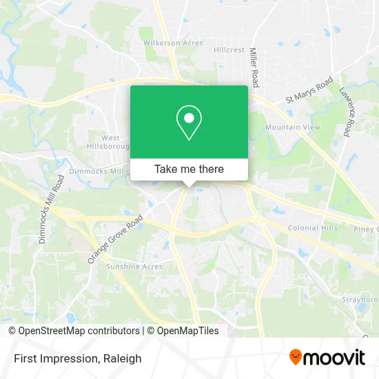 First Impression map