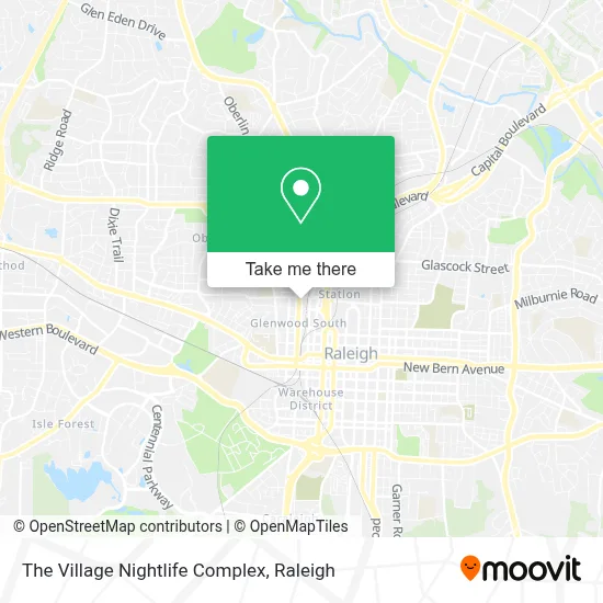 The Village Nightlife Complex map