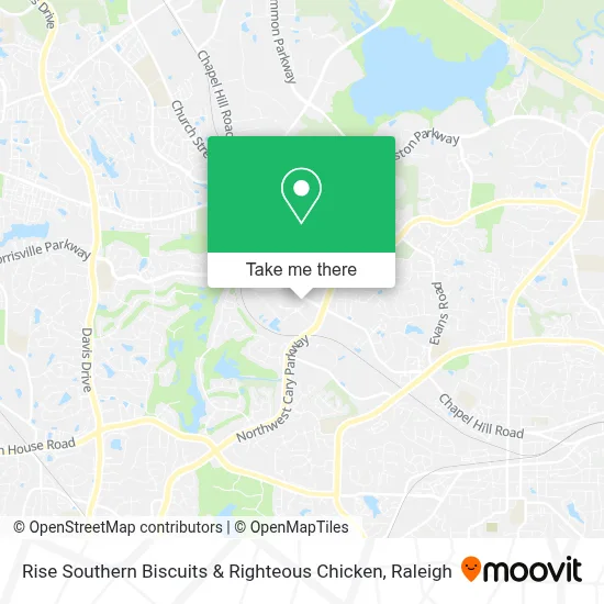 Rise Southern Biscuits & Righteous Chicken map
