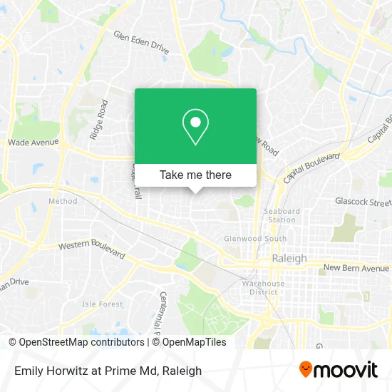 Emily Horwitz at Prime Md map