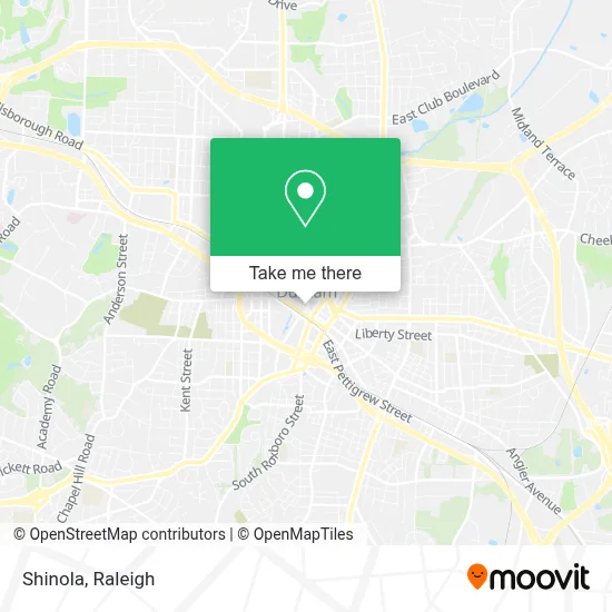 Shinola map