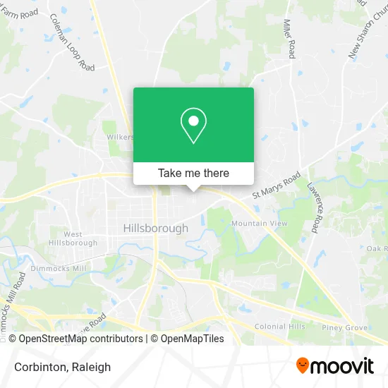 Corbinton map