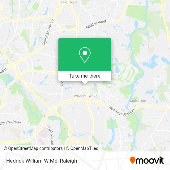 Hedrick William W Md map