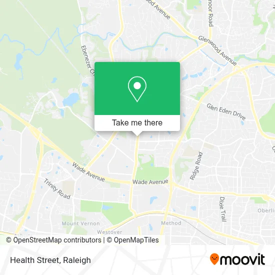 Health Street map
