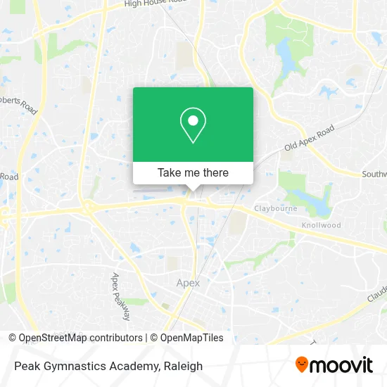 Peak Gymnastics Academy map