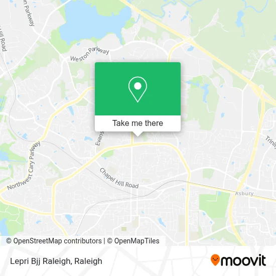 Lepri Bjj Raleigh map