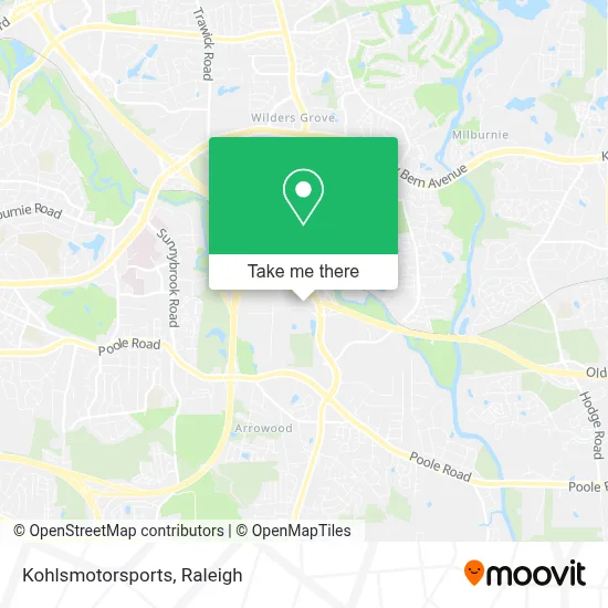Kohlsmotorsports map