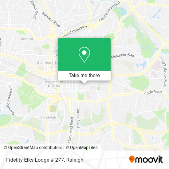 Fidelity Elks Lodge # 277 map