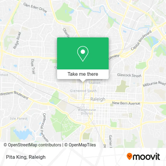 Pita King map
