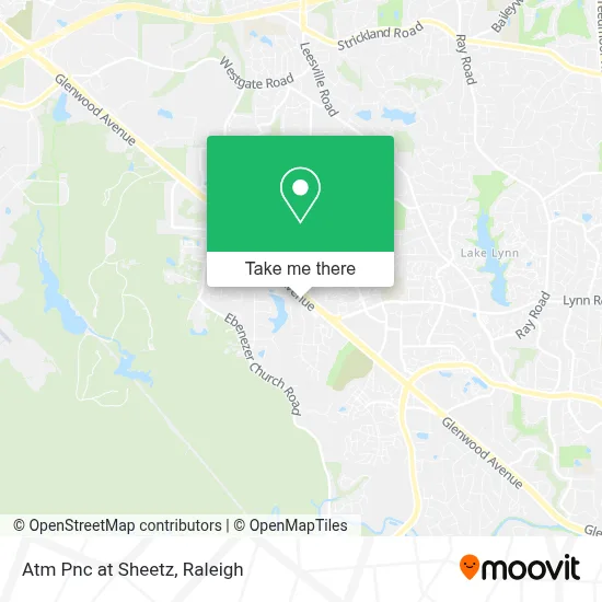 Atm Pnc at Sheetz map