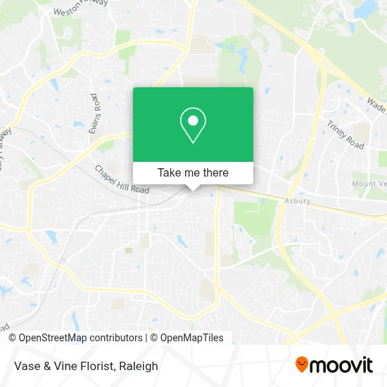 Vase & Vine Florist map