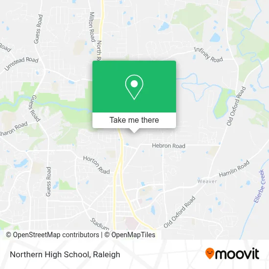 Northern High School map