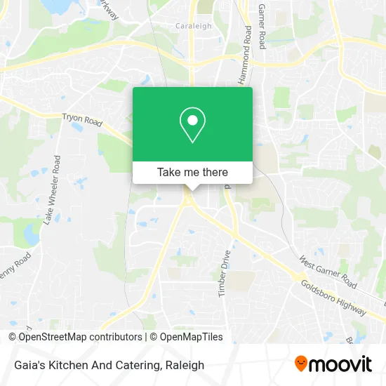 Gaia's Kitchen And Catering map