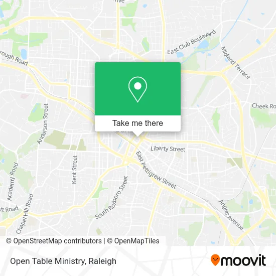 Open Table Ministry map