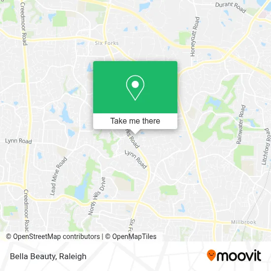 Bella Beauty map