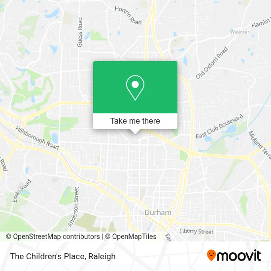The Children's Place map