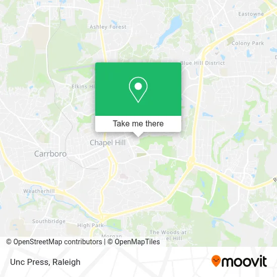Unc Press map