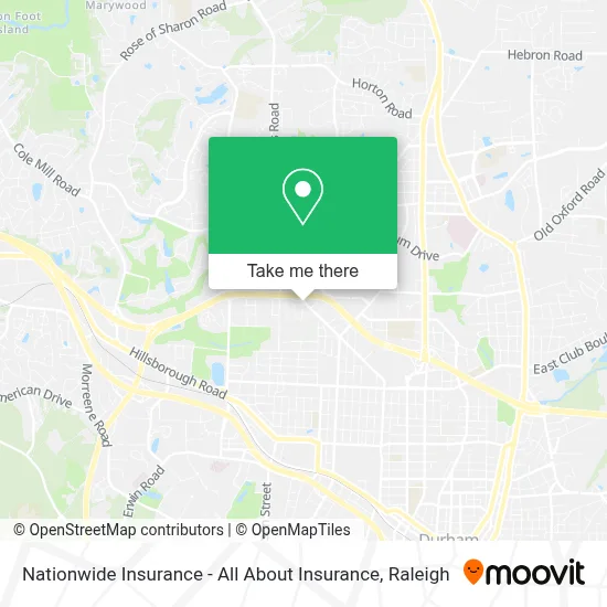 Nationwide Insurance - All About Insurance map