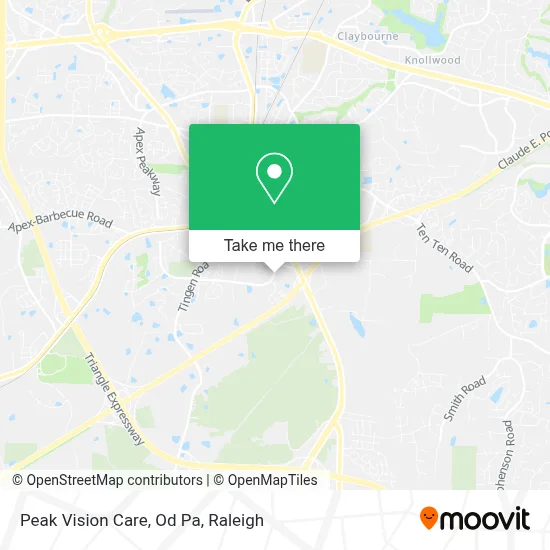 Peak Vision Care, Od Pa map