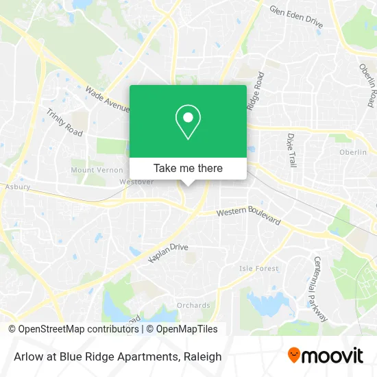 Arlow at Blue Ridge Apartments map
