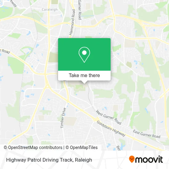 Highway Patrol Driving Track map