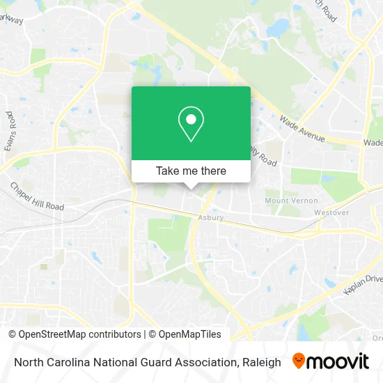 North Carolina National Guard Association map